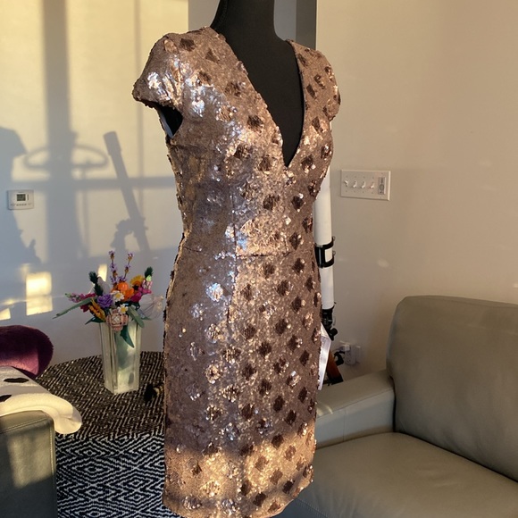 Gold Sequins Dress - Picture 6 of 8